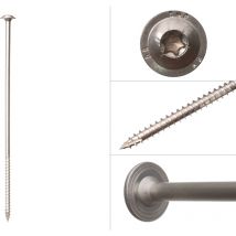 Vis à tête disque en acier inoxydable 8.0 x 250 mm Torx - Boîte 50 pièces