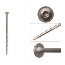 Vis à tête disque en inox A4 6 x 140 mm Torx 25 - Boîte 100 pièces