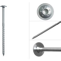 Vis à tête disque galvanisée 8.0 x 140 mm Torx - Boîte 50 pièces