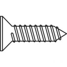 194670 HC2,916 D7982:A2K Vis à tôle à têtes fraisées 2.9 mm 16 mm cruciforme din 7982 acier galvanisé 100 pc(s) S59315 - Toolcraft