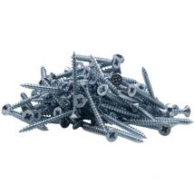 Vis à bois tête fraisée pz zinguée Viswood filet total 4x40 mm (x100 vis)