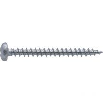 Vis agglo tête ronde pz zinguée cruciforme Viswood 3x20 mm (lot de 20 vis)