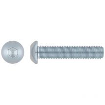 Vis allen à tête ronde - Acier 10.9 - Zingué M10 x 50 - Boite de 100