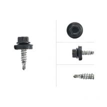 Vis anthracites galvanisées pour palplanches 4.8 x 20 mm - Boîte 100 pièces