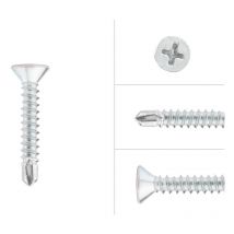 Vis autoforantes avec pointe auto-perceuse 4.2 x 25 mm galvanisées - Boîte 200 pièces