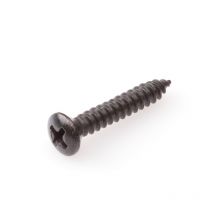 Vis autoforantes noires 3.5 x 16 mm tête lentille - 100 pièces