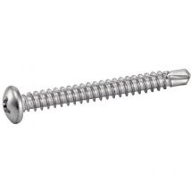 Selbstbohrende Zylinderkopfschraube Phillips aus verzinktem Stahl - ø 4.2 x 25 mm - Packung mit 500 Stück - acton - 332014,2X25CR3