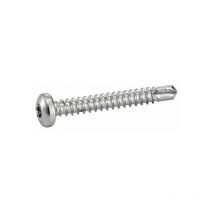 Vis autoperceuses tête cylindrique six lobes - Acier Zn 4,2x19 mm - Boîte de 500