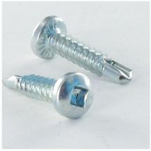 Vis autoperceuse Tête cylindrique tc emp car Empreinte carré 2 4.2X38 Acier zingué-200 pièces