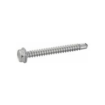 Vis autoperceuses tête hexagonale à embase - Inox A2 6,3x32 mm - Boîte de 100