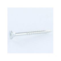 Vis bois et agglo Tekor Tête fraisée tf Cranté 5X90 Filetée sur 60 torx T20 Acier zingué Pointe antifendage cut-1 pièce