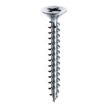 Mustad - Vis panelvit tf empreinte pz3 zinguée blanc - Boîte : 100 - Longueur : 120 mm