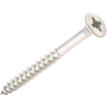 Vis bois tête fraisée inox A2 – Empreinte Pozidriv Ø4 mm x 30 mm (lot de 12 pièces)