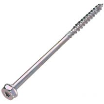 Vis charpente Tekor Tête hexagonale th Pointe antifendage cut type 17 12X220 Filetée sur 80 torx T40 zingué cr3 96-1 piece