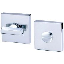 DND - Poignée + Déclencheur Rosace Carrée 50-Vis Blanc