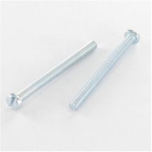 Vis métaux Tête cylindrique tc Fendue M4X20 Acier zingué-1 piece