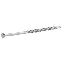 Tornillo para revestimiento - cabeza avellanada de seis l bulos - acero inoxidable A4 3,2x30/18 mm - Caja de 200