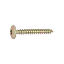 Viswood - Vis de penture empreinte Torx acier zingué bichromaté entièrement filetées, diamètre 6 mm, longueur 45 mm, boîte de 200 vis