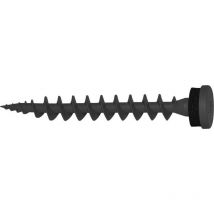 Vis isolée IPS 80 anthracite – Nylon renforcé – Cheville d'isolation – Longueur, Matériau cible