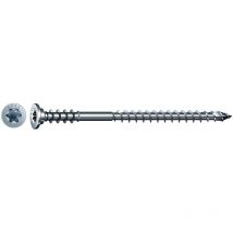 Vis à bois tête plate à écart ajustable empreinte Torx T-Star Plus revêtement Wirox 6x120mm boîte de 100 pièces Spax