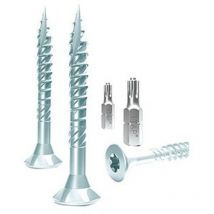 Vis E-Jet 5,0x 40 vg galvanisé bleu (Par 500)