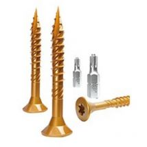 Vis E-Jet 6,0x 40 tg galvanisé Jaune avec fraisage (Par 200)