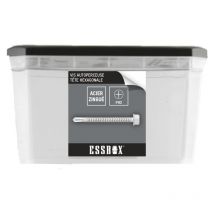 Scell-it - Vis essbox Autoperceuse - zingué blanc - Tête hexagonale - Ø6,3 mm x 38 mm - Boite de 200 - EX-94704163038