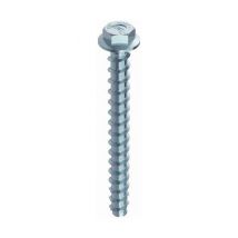 Boite de 25 Vis Multi Monti 10x80 mm Heco schrauben - Tête Hexagonale - Serrage 15 mm - Zingué Argent