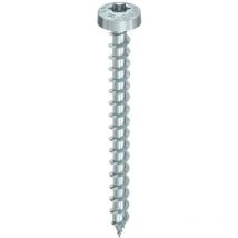 Vis HECO-Topix-Plus - Ø5x20mm - Tête Ronde - Filetage Total variable - T20 - Boite de 500 - 60813
