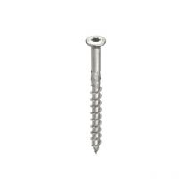 Heco Schrauben - Vis HECO-Topix-Plus Inox pour terrasse - Ø5x50mm - Tête Fraisée bombée - Filetage sous tête - T20 - Boite de 200 - 61756