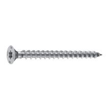 Heco Schrauben - Vis heco Unix Plus - Filetage Total - Ø5 x 80 - Tête Pozidriv - Zingué argent - Boîte de 200 - 45189