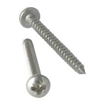 Vis bois et agglomeré vba Inox A2 Tête ronde tr Pozi 4X10-1 piece