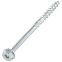 Vis Express - Vis charpente tekor Tête hexagonale th Pointe antifendage cut type 17 8X220 Filetée sur 80 torx T40 zingué cr3 96-30 pièces
