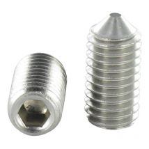 Vis métaux Inox A2 Sans tête six pans creux (sthc) Clé de 1.5 HC1.5 M3X4 Bout pointeau-1 piece