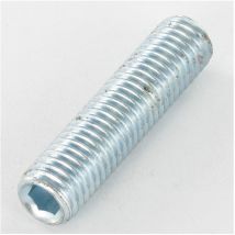 Vis métaux Sans tête six pans creux (sthc) Clé de 1.5 HC1.5 M3X5 Bout cuvette Acier zingué-1 piece
