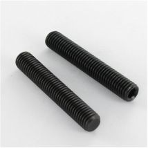 Vis métaux Sans tête six pans creux (sthc) Clé de 2 HC2 M4X16 Bout plat Acier brut-1 piece