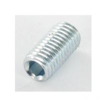 Vis métaux Sans tête six pans creux (sthc) Clé de 2.5 HC2.5 M5X8 Bout plat Acier zingué-1 piece