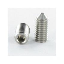 Vis métaux Sans tête six pans creux (sthc) Clé de 3 HC3 M6X8 Bout pointeau Acier zingué-1 piece