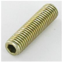 Vis métaux Sans tête six pans creux (sthc) Clé de 4 HC4 M8X12 Bout plat Bichromaté-1 piece