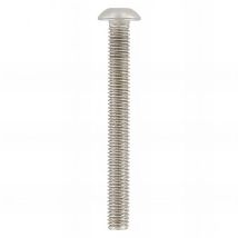 Vis métaux tête bombée 6 pans creux 5 x 50 mm bhc inox A2 - Boite de 200 pcs - Fixtout BHC05050A2