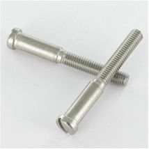 Vis métaux Tête cylindrique tc Fendue epaulee 8X45.3 M5/26 Inox-10 pièces