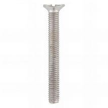 D-work - Vis métaux tête fraisée Fendue 4 x 50 mm inox A4 - Boite de 200 pcs - Fixtout VMFF04050A4