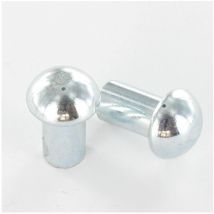 Rivet à frapper Tête ronde tr 7X12 Acier zingué-200 pièces
