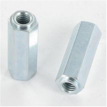 Entretoise Hexagonal à collet 10X30 Filetée sur M6X15 Acier zingué-1 piece