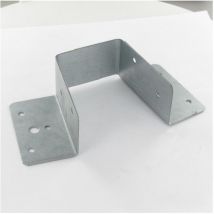 Sabot Forme u support poutre 50 Acier zingué Sendzimir-5 pièces