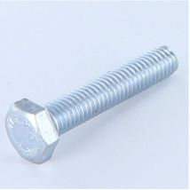 Vis métaux Tête hexagonale th M8X25 Classe 8.8 Acier zingué-30 pièces