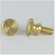 Vis Express - Vis métaux Laiton Tête cylindrique tc Moletée M3X8 Diamètre de tête: 7-100 pièces