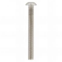 Vis métaux tête bombée 6 pans creux 4 x 16 mm bhc inox A2 - Boite de 200 pcs - Fixtout BHC04016A2