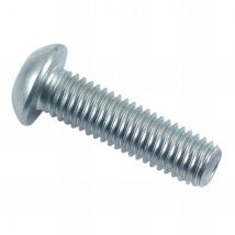 Vis Métaux Tête Bombée 6 Pans Creux 6 X 12 Mm Bhc Zinguée - Boite De 200 Pcs - Fixtout Bhc1090601202b