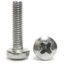 Vis à métaux tête cylindrique bombée classe 4.8 Pozidrive zingué 5X12 boîte de 500 - ultima - 80505012